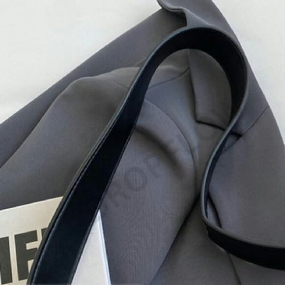 Vegan Leather Suede Bucket Hobo Tote Y2K Chic Casual Shoulder Bag - Picture 6 of 8